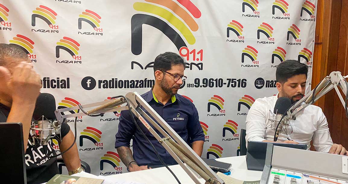 Petribu leva Trapuá Shopping Park para a Rádio Naza FM